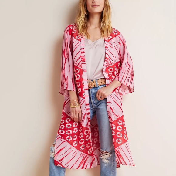 Anthropologie Tops - Anthropologie Bl-nk London Lia Shibori Kimono